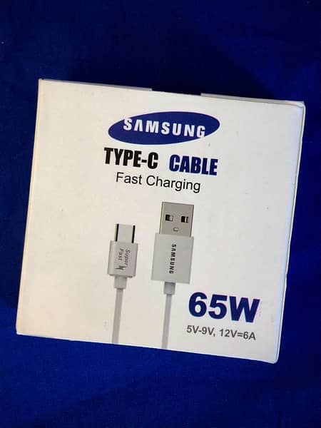 Samsung Original Branded Fast Charging [ Adapter + Type C Cable ] 5