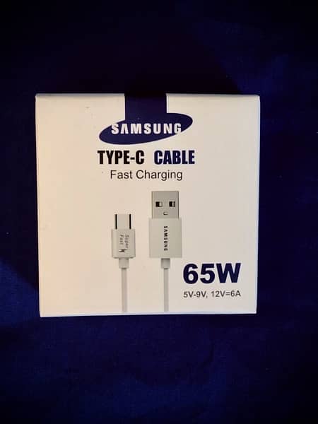 Samsung Original Branded Fast Charging [ Adapter + Type C Cable ] 6