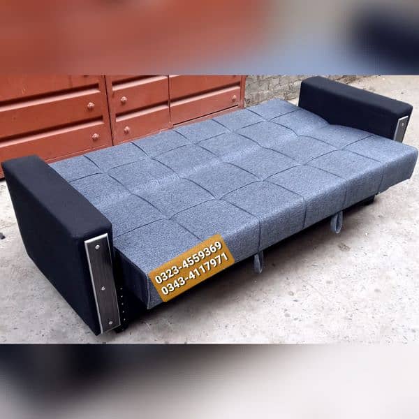 Molty double bed sofa cum bed/dining table/stool/Lshape sofa/chair 13