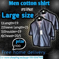 1pc MEN'S shirt free home delivery service and delivery ka bad payment 0
