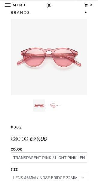 Chimi limited edition sunglasses - 002 - Guava - Black Lens 5