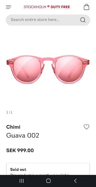 Chimi limited edition sunglasses - 002 - Guava - Black Lens 6