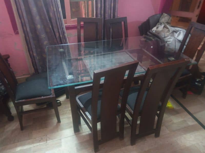 dining table with 6 chairs 2