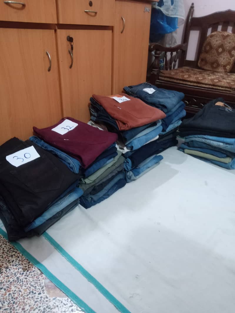 Export Leftover, Imported Used, Cotton jeans pants 3