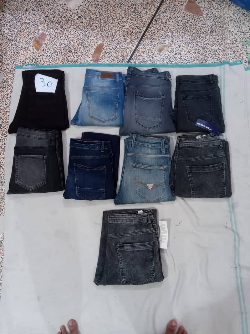 Export Leftover, Imported Used, Cotton jeans pants 14