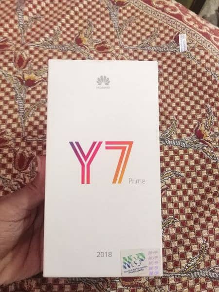 HUAWEI Y7 Prime 2018 with box all OK sealed set he GB 3/32 he 7