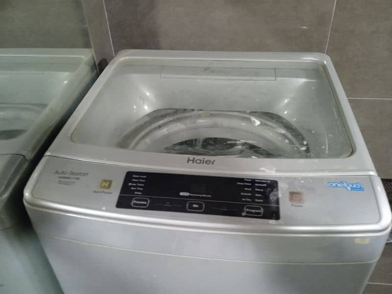 Haier fully automatic washing machine 1
