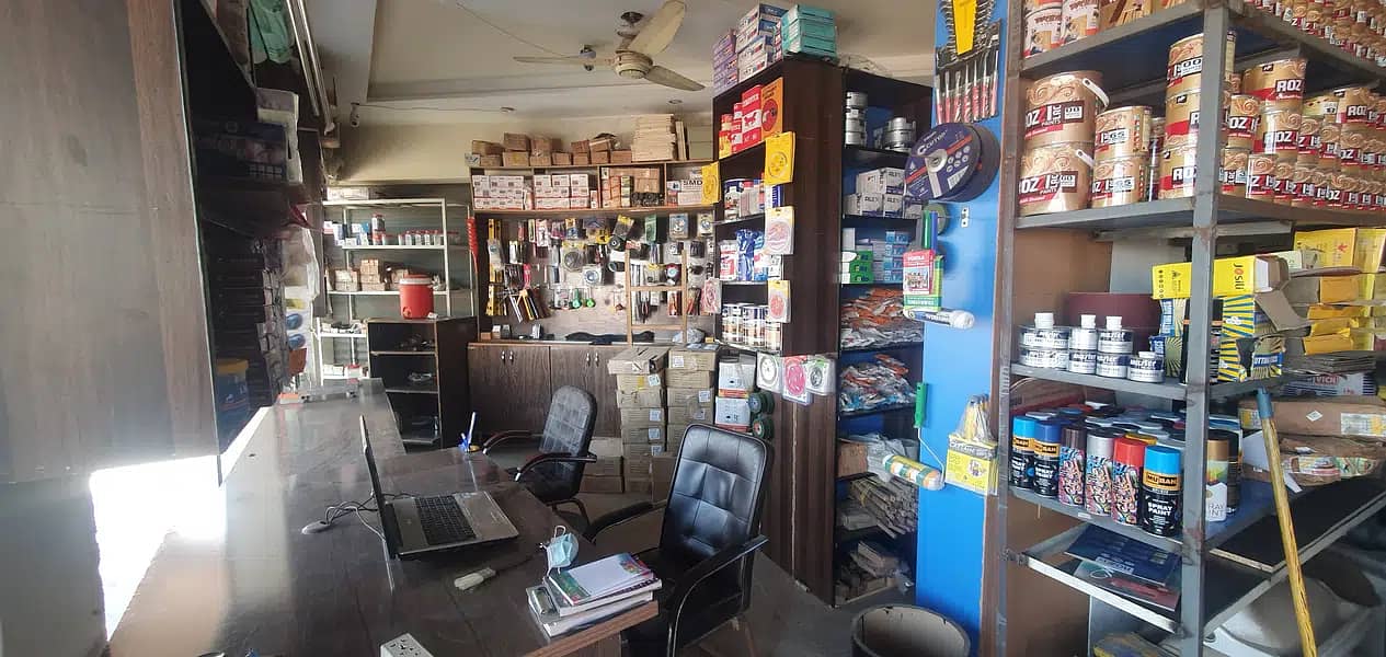 Running hardware,electric and paint store for sale 0314-4624820 1