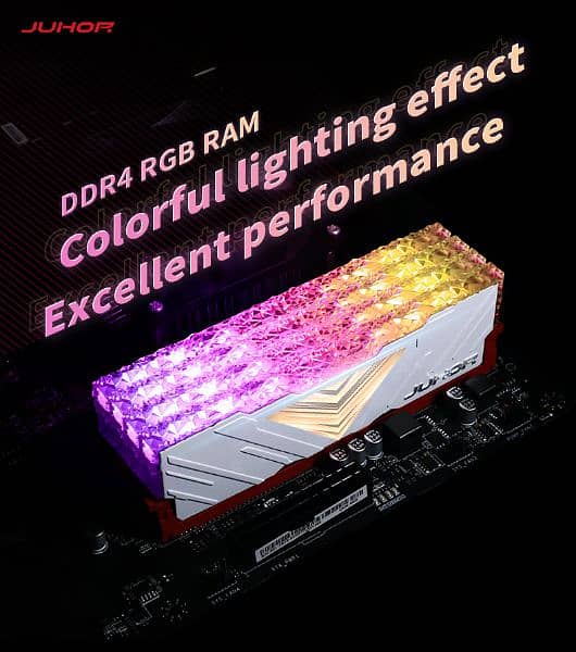 16GB (8x2) DDR4 RGB Juhor Gaming Rams New & Sealed 5
