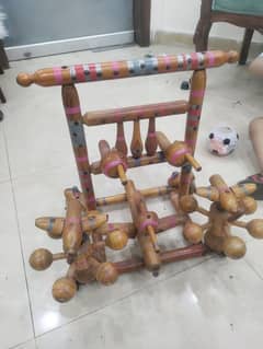 Custom made wooden walker for kids.