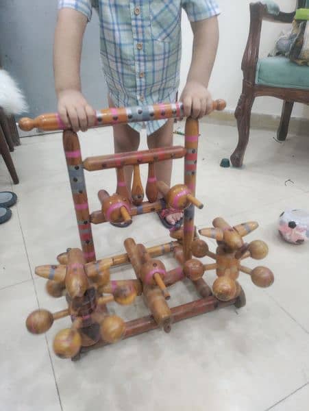 Custom made wooden walker for kids. 1