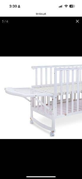 Tinnies wooden cot for sale 6