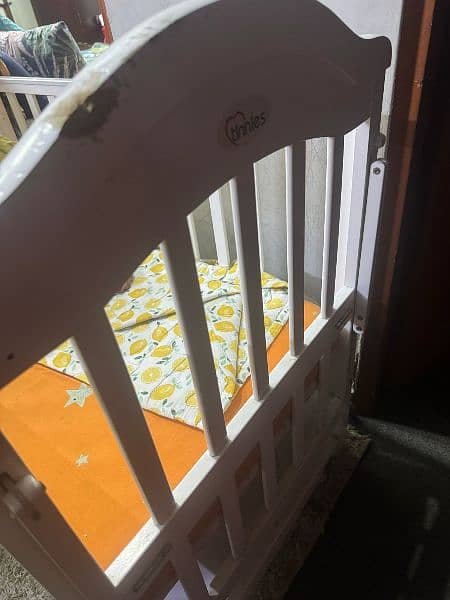 Tinnies wooden cot for sale 7