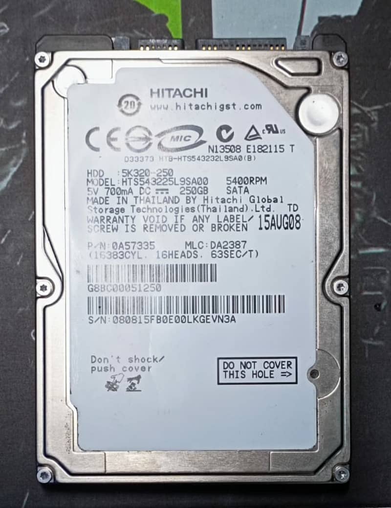 256 GB TOSHIBA hard disk for laptop use(0325-8653391) 2