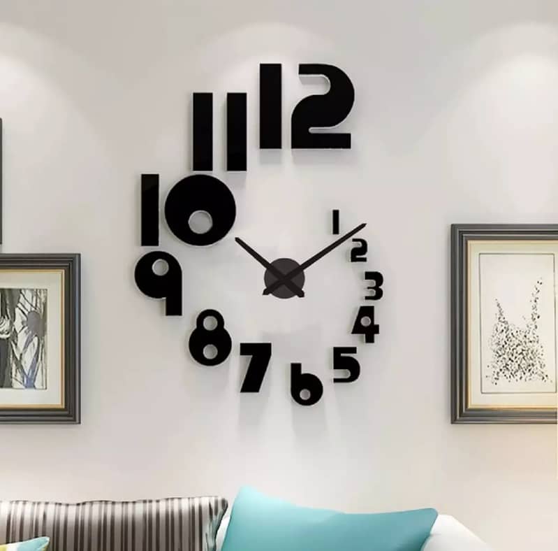 3D Wooden Wall Clocks Available for Home Decoration 2