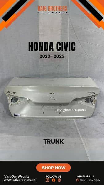 Honda civic rebirth radiator ac door machine mirror side sun roof gear 15