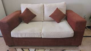 Two seater Sofa for sale with cushions