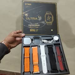 DT900 Ultra Smartwatch with 5 premium straps