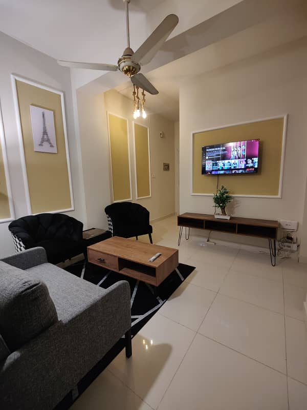 E11 daily basis furnished flat available for rent 4