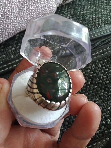 Blood Stone Heavy Chandy Ring with Free Home Delivery 3