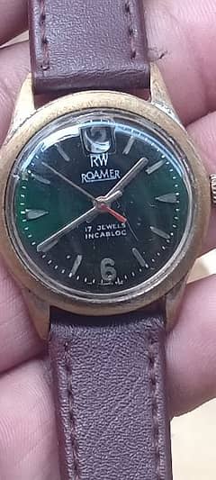 Antique Swiss Made Roamer Vintage watch Seiko 5 citizen Orient 0