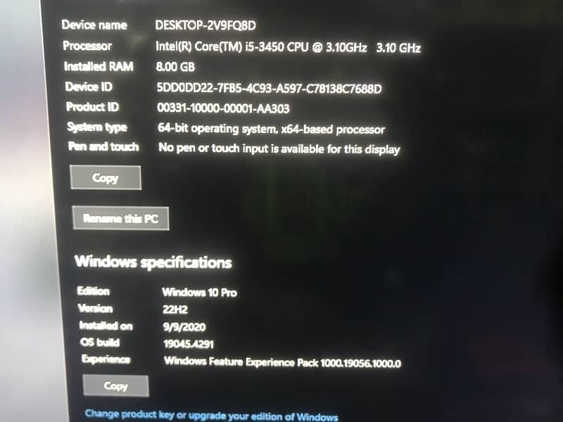 GAMING PC i5(EXCHANGE ALSO POSSIBLE) 6