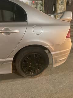 Honda Civic Reborn With body kit Installed and spoiler 0