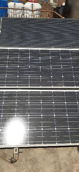 solar panels + Stand + 750w ups + Faisal mppt + Volt meter 12