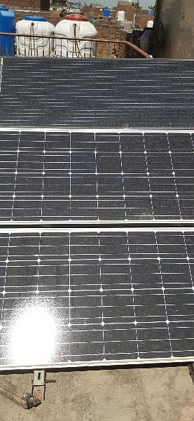 solar panels + Stand + 750w ups + Faisal mppt + Volt meter 13