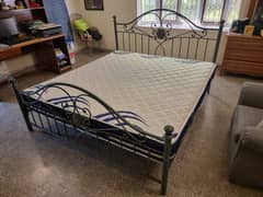 King size rod iron bed