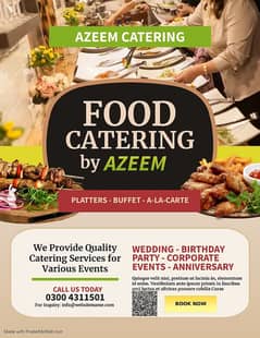 Events management | Wedding events | catering services | Flowers decor 0