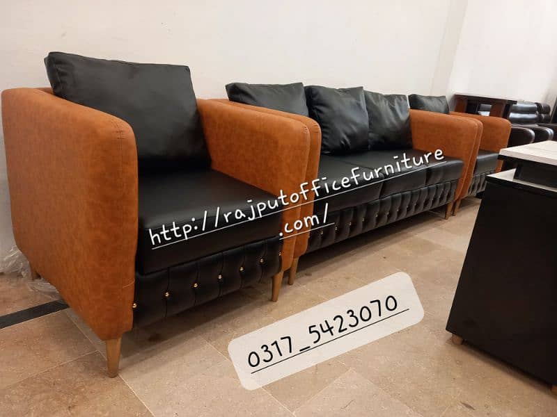 Modern Five Seater Sofa | Leather sofa set | Executive Sofa 3