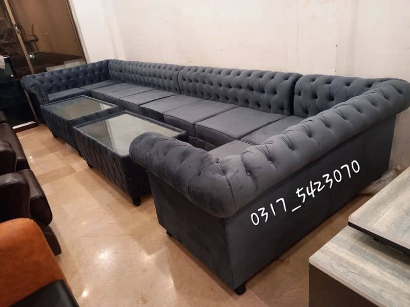 Modern Five Seater Sofa | Leather sofa set | Executive Sofa 5