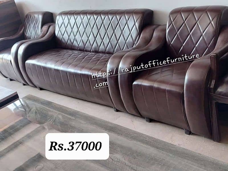 Modern Five Seater Sofa | Leather sofa set | Executive Sofa 12