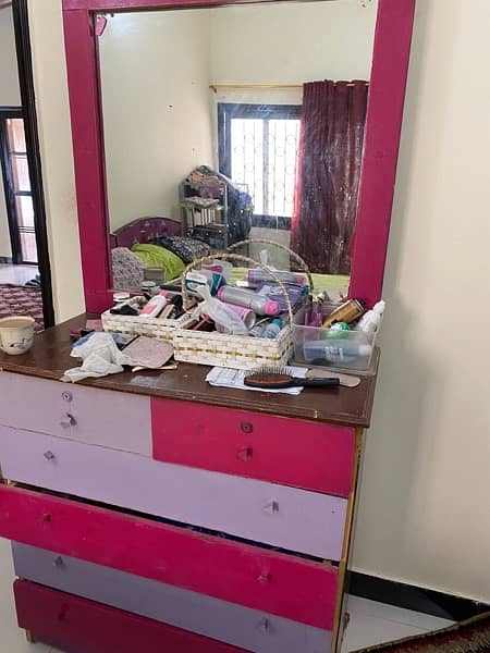 PINK AND PURPLE DRESSING TABLE 1