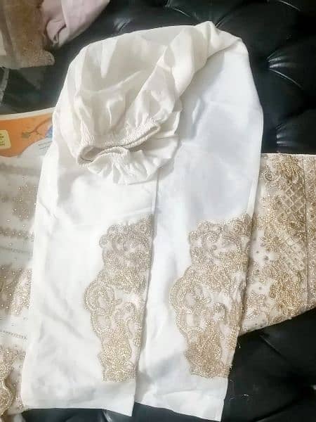 White dress and baroshia dupatta 10