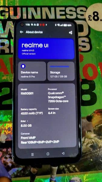 Realme 8 pro up for sale 2