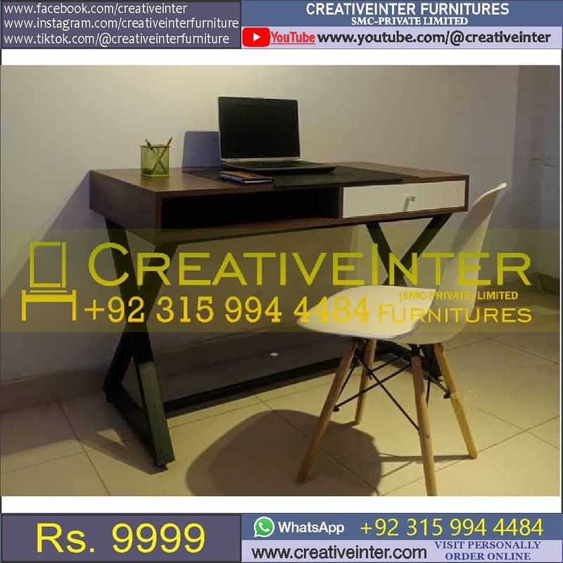 Exective office table manager desk study chair workstation staff CEO 19