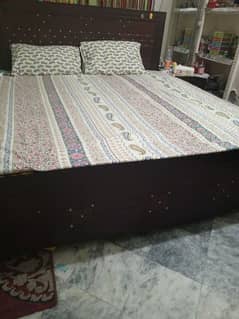 bed set with side tables without mattress