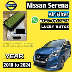 Nissan Serena Air Filter Year 2018 to 2024