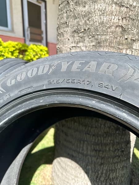 goodyear tyre 215/R17/55 5