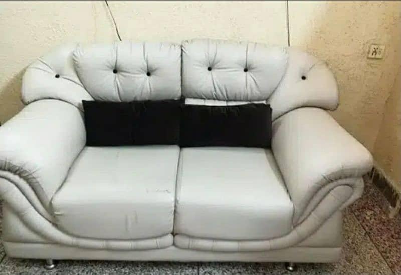 Leather sofa set 2