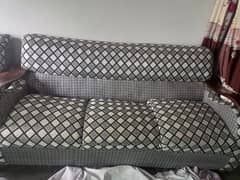 sofa set 5 seater condition used