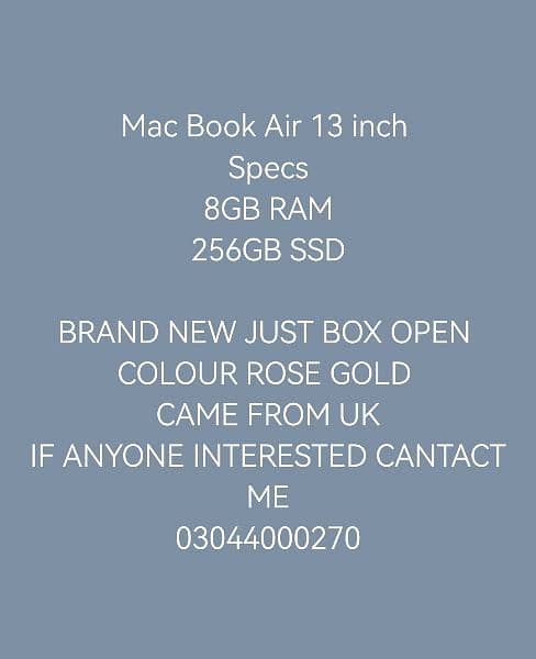 MAC BOOK AIR 13 inch 4