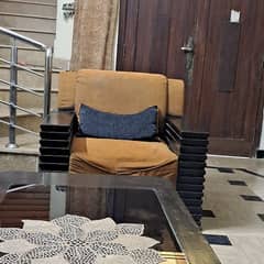 sofa set with table for sale 45000 tahosand