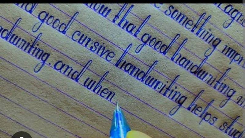 handwriting assignment work 5