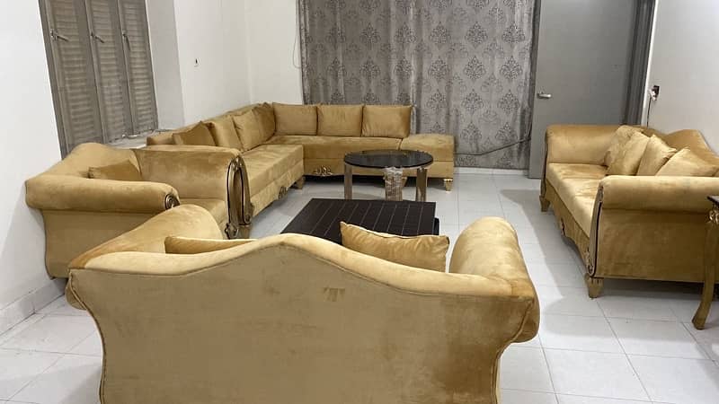 Urgent Home furniture For Sale | Sofa set | Sofa cum bed | Double bed 1
