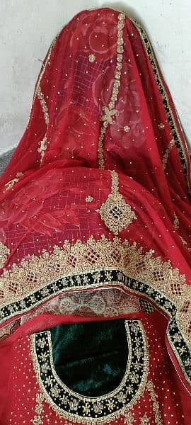 Unused un stitched wedding farshi sharara 4