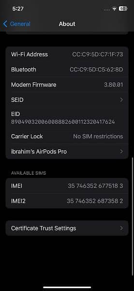 I phone 12 64Gb bh 80 original factory 4 month sim working 8