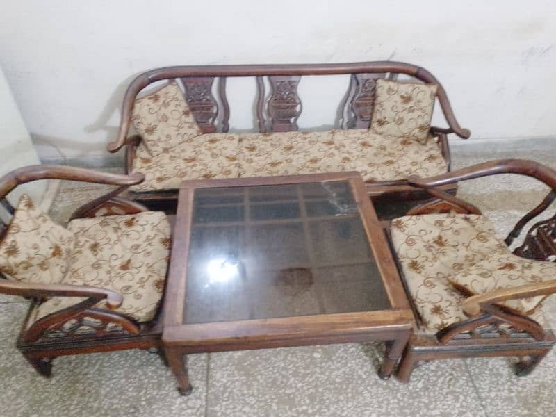 sofa set woth 3 tables 0